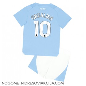Dres Manchester City Jack Grealish #10 Domaci za djecu 2023-24 Kratak Rukav (+ kratke hlače)